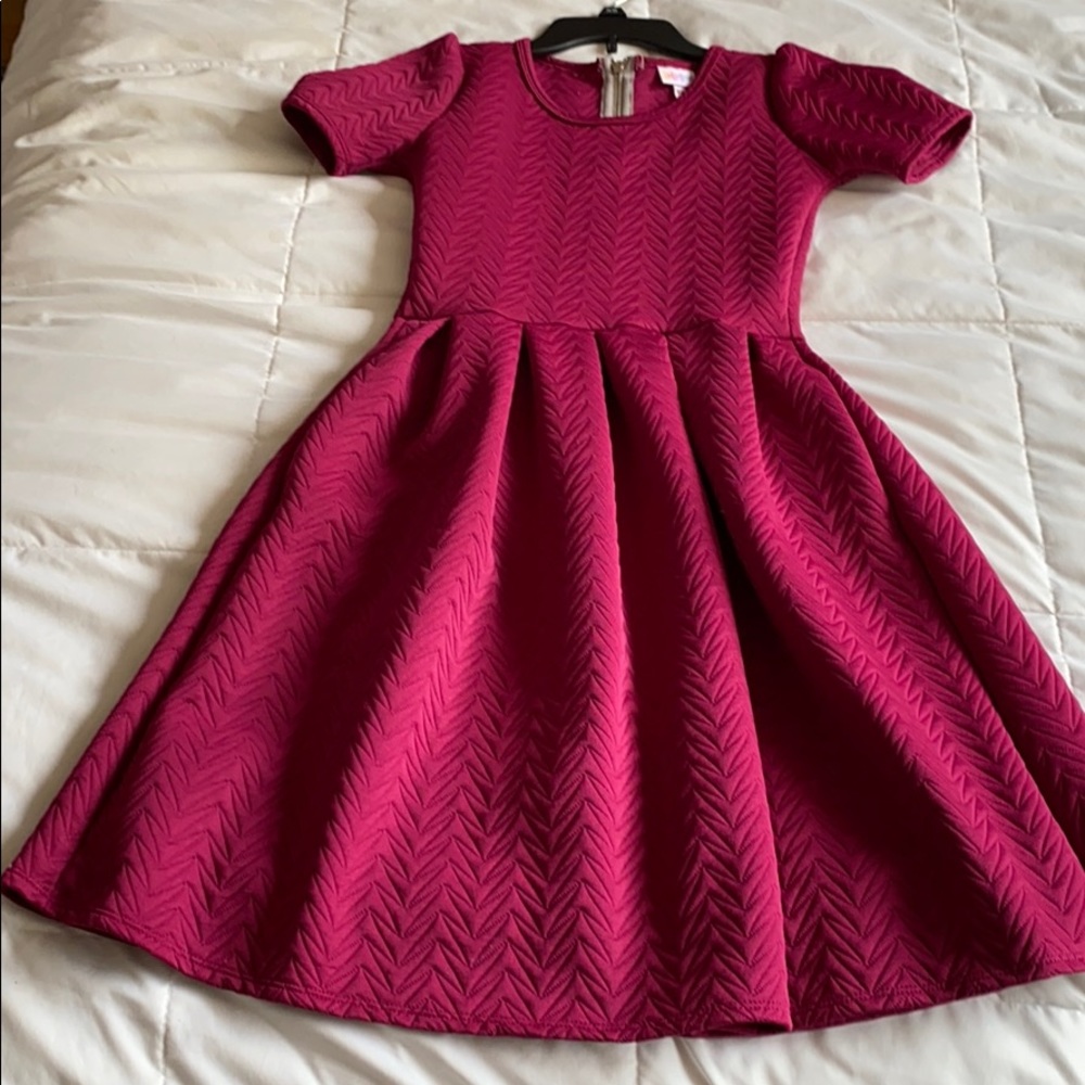 LuLaRoe Amelia Dress never worn, with pockets!